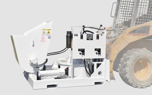 D6528 skid steer concrete pump attachment