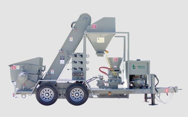 Dampcon Rig predampener and gunning unit